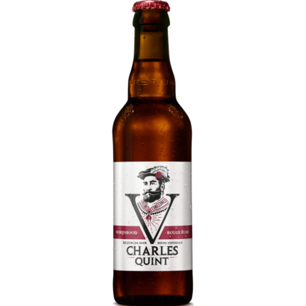 Botella de cerveza Charles Quint Roja 33 cl