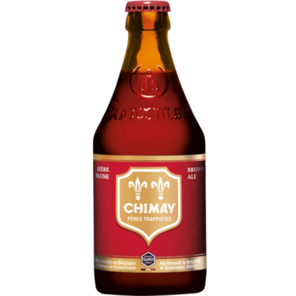 Botella de cerveza Chimay Roja 33 cl