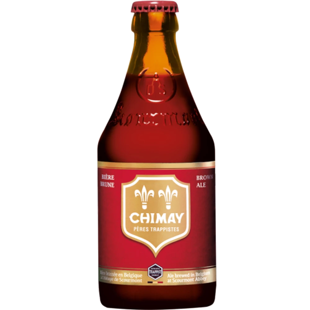 Chimay Roja 33 cl — sin fondo Botella de cerveza Chimay Roja 33 cl