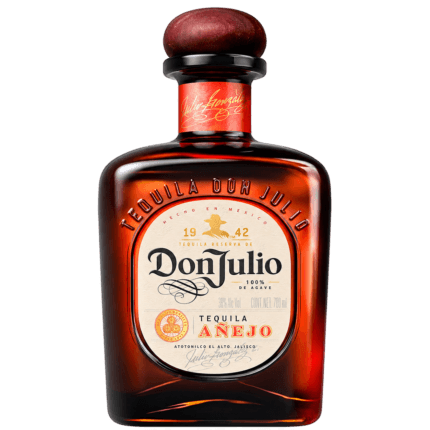 Botella de Don Julio Añejo Tequila 70 cl sin fondo