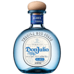 Botella de Don Julio Blanco Tequila 70 cl sin fondo