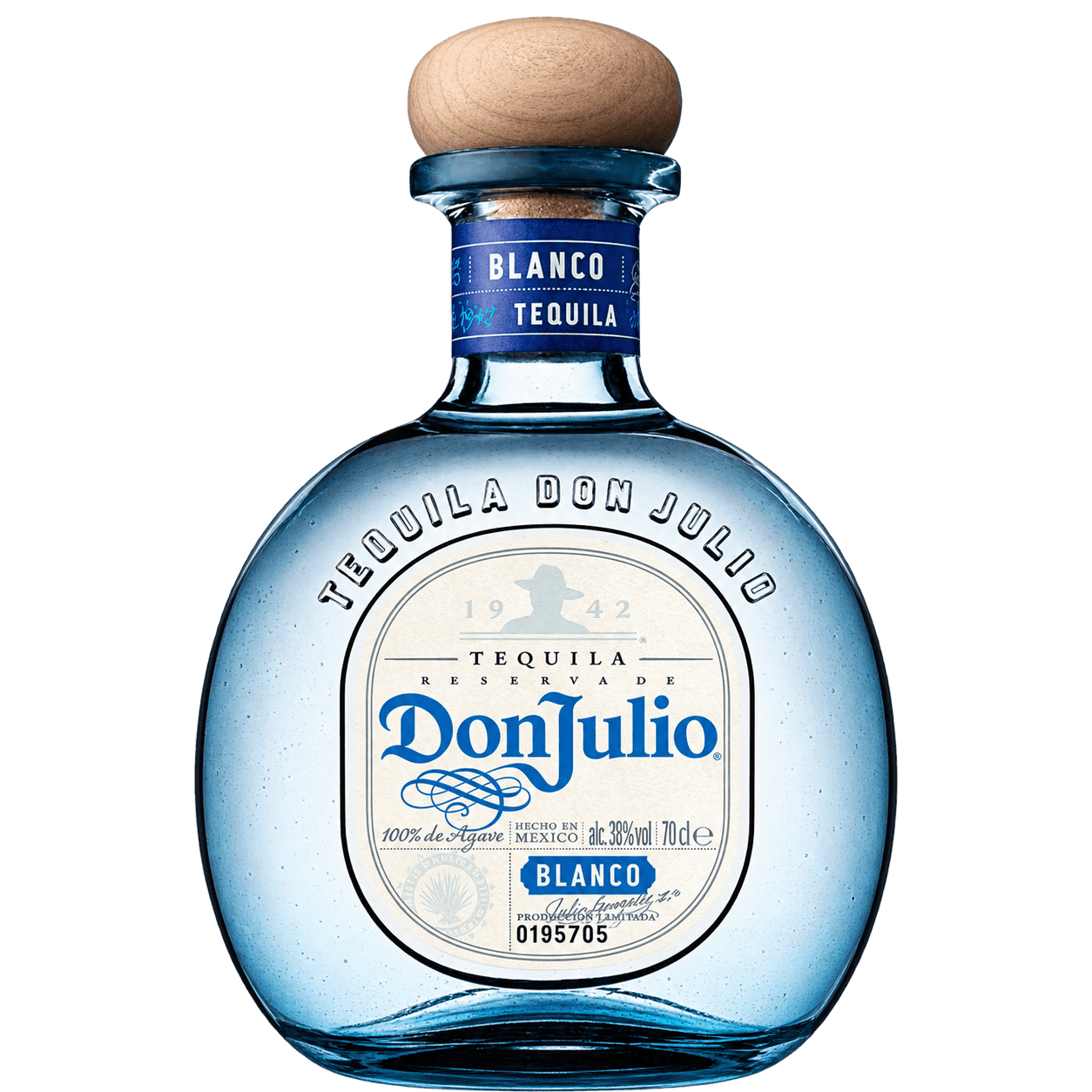 Don Julio Blanco Tequila 70 cl — imagen cuadrada Botella de Don Julio Blanco Tequila 70 cl sin fondo