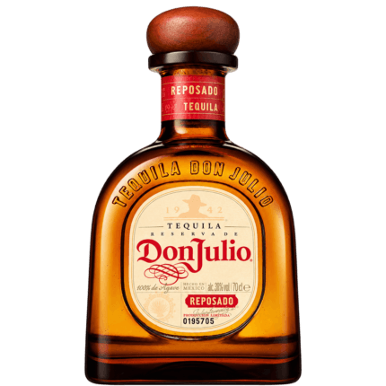 Botella de Don Julio Reposado Tequila 70 cl sin fondo