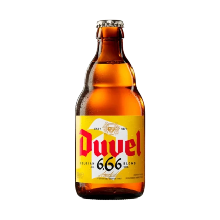 Botella de cerveza Duvel 666 33 cl