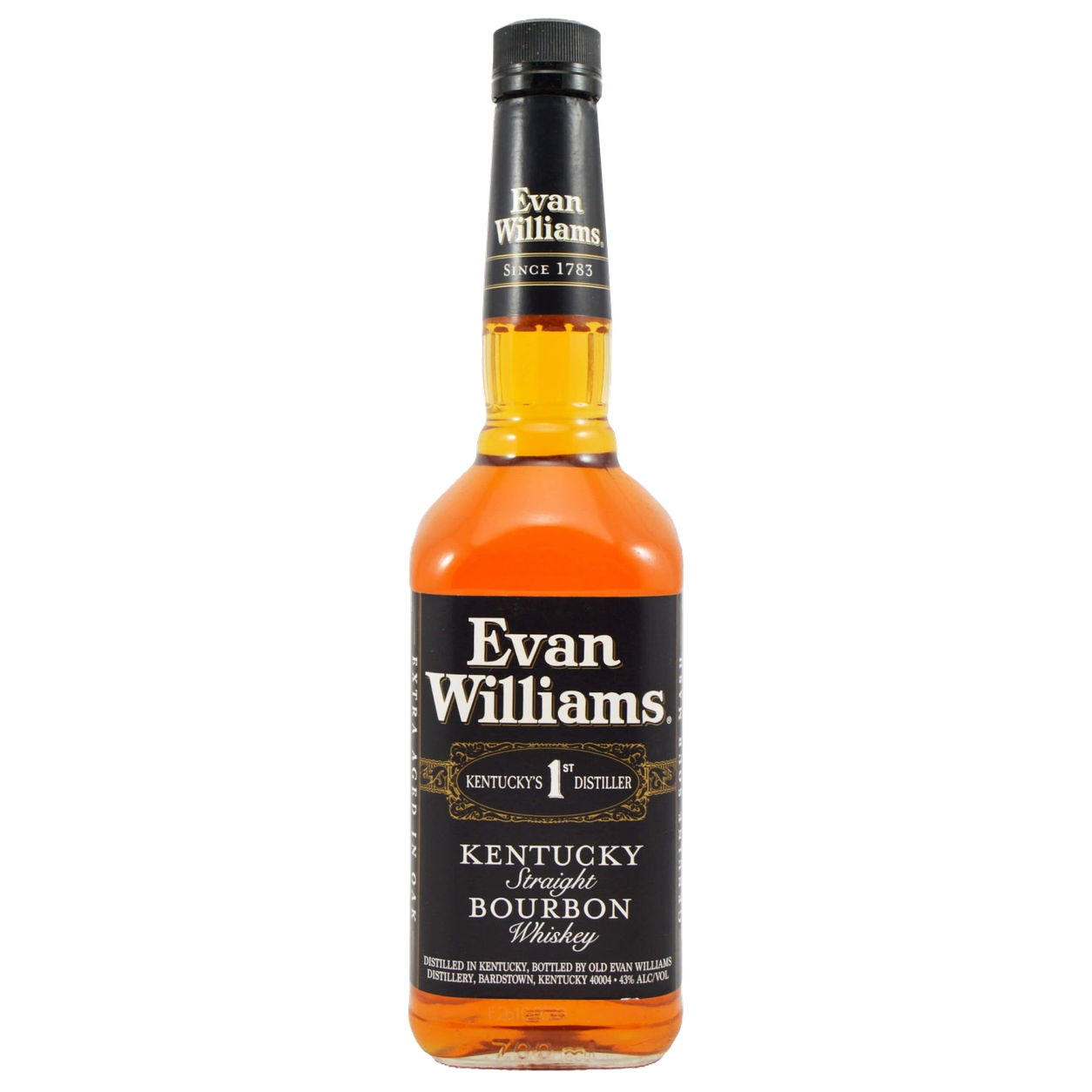 evan-williams-black-bourbon-70cl Botella de Evan Williams Black Bourbon 70cl, 43% vol.