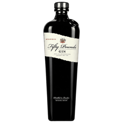 Botella de Fifty Pounds London Dry Gin 70 cl sin fondo
