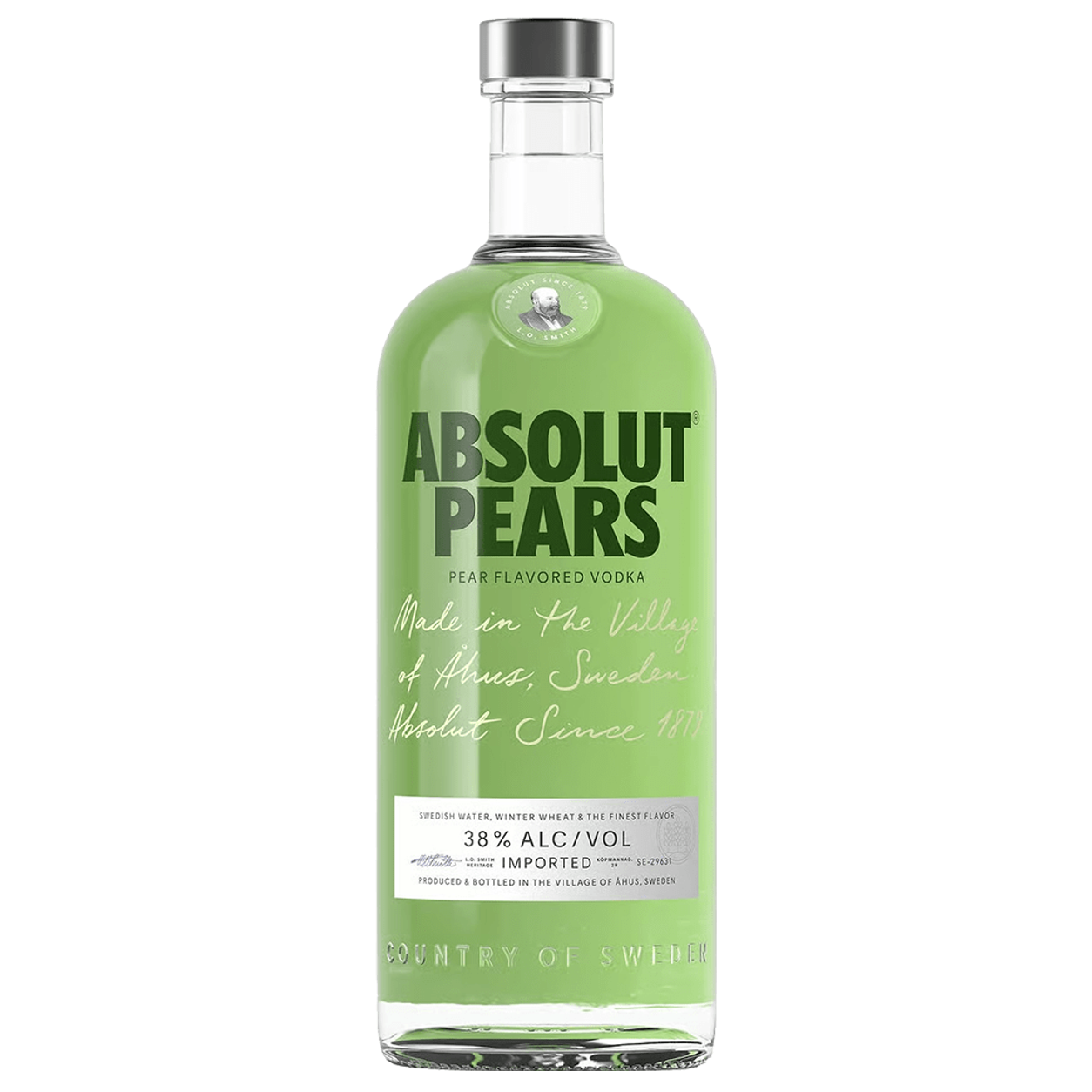 Absolut pera 1 litro — sin fondo Absolut pera 1 litro