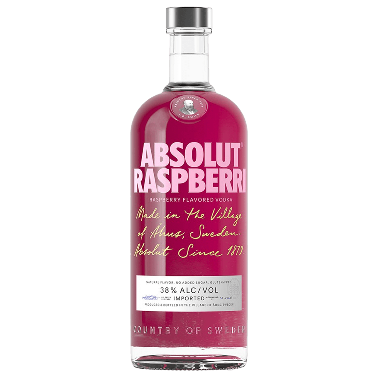 Absolut frambuesa 1 litro — sin fondo Absolut frambuesa 1 litro