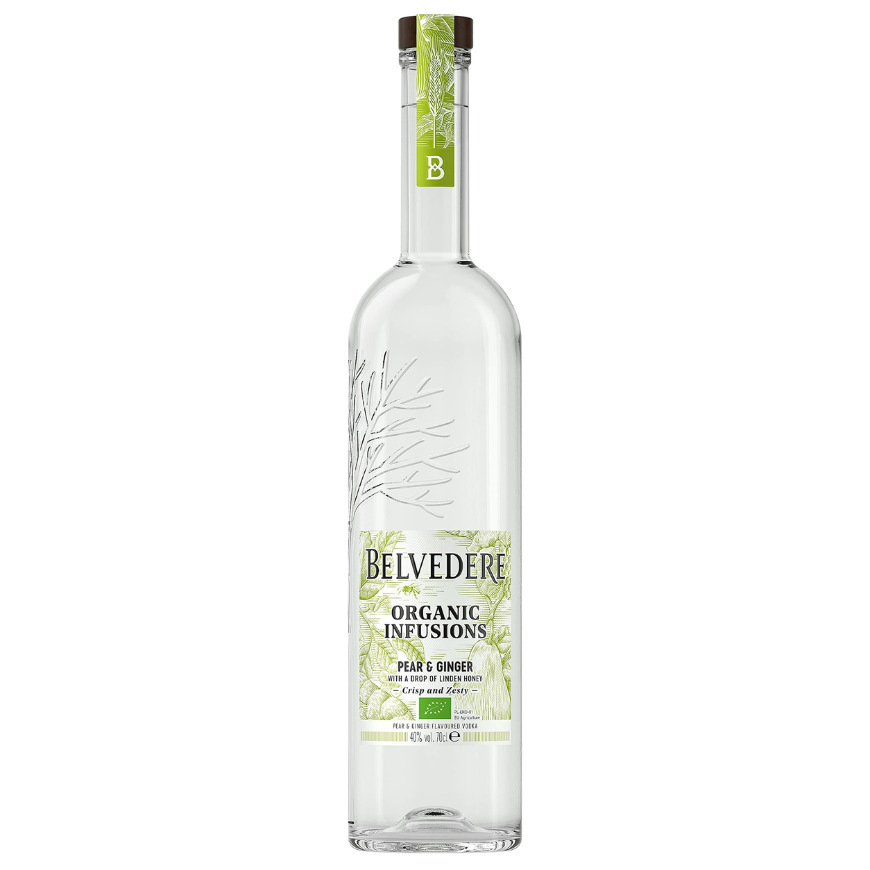 Belvedere infussion pear & ginger 1 litro — sin fondo Belvedere infussion pear & ginger 1 litro