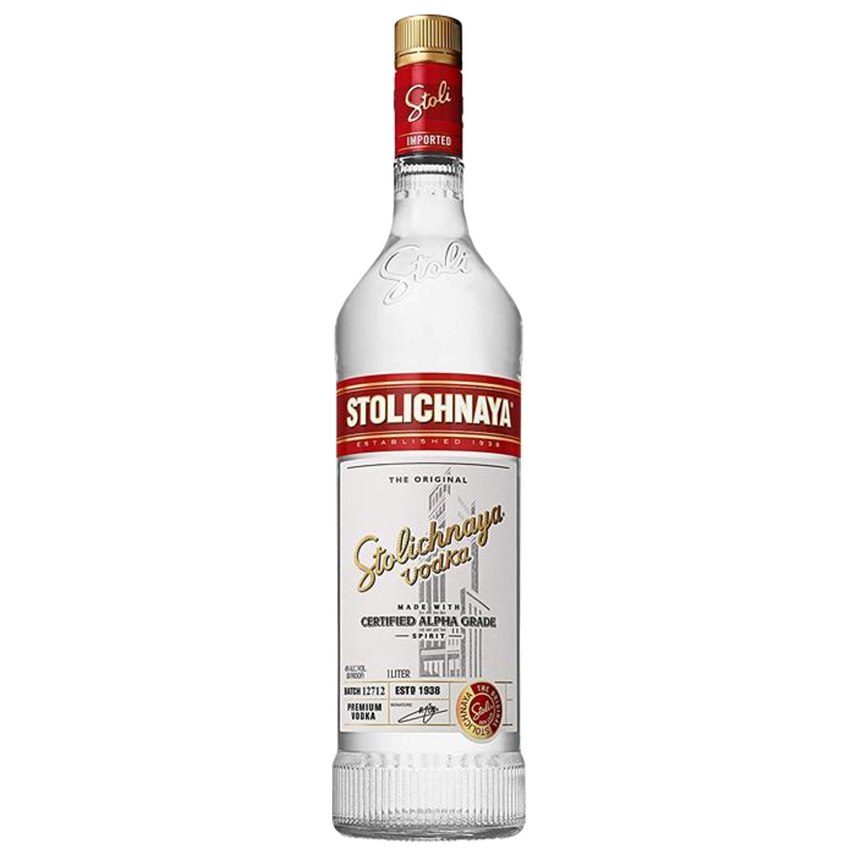 Stolichnaya 70cl rosca — sin fondo Stolichnaya 70cl rosca