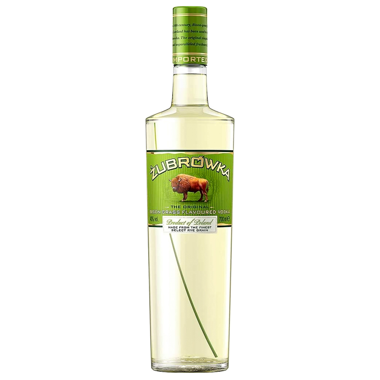 Vodka zubrowka litro — sin fondo Vodka zubrowka litro