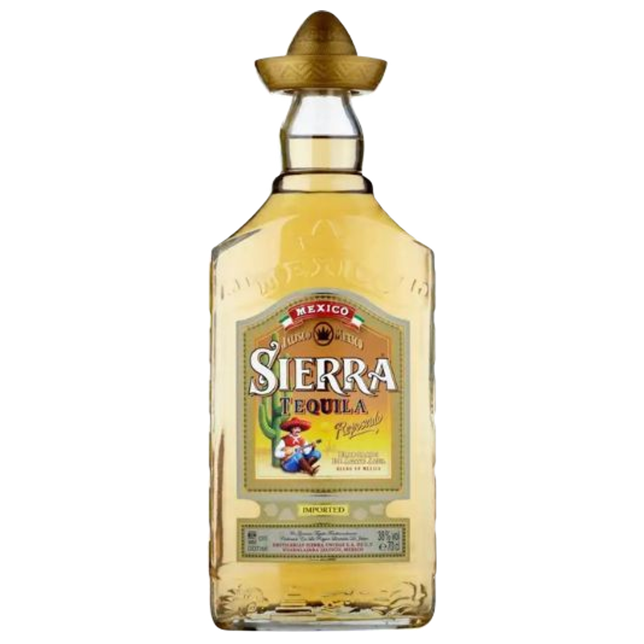 Tequila sierra reposado 1 litro — sin fondo Tequila sierra reposado 1 litro