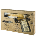 Tequila hijos de villa reposado 20cl con 2 vasos