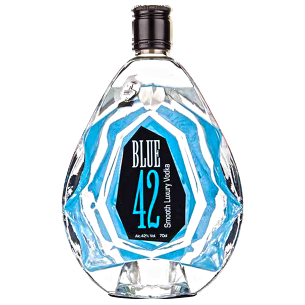 Blue 42 vodka 70cl — sin fondo Blue 42 vodka 70cl