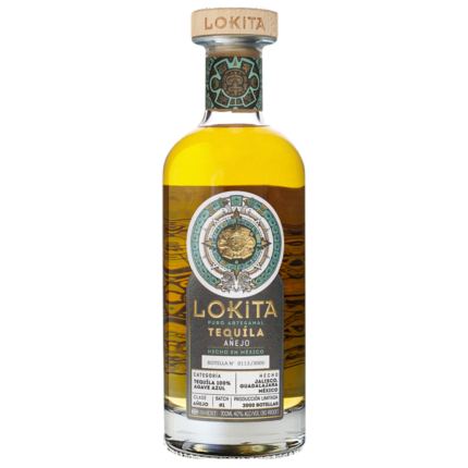 Lokita tequila añejo 100% agave azul 70cl