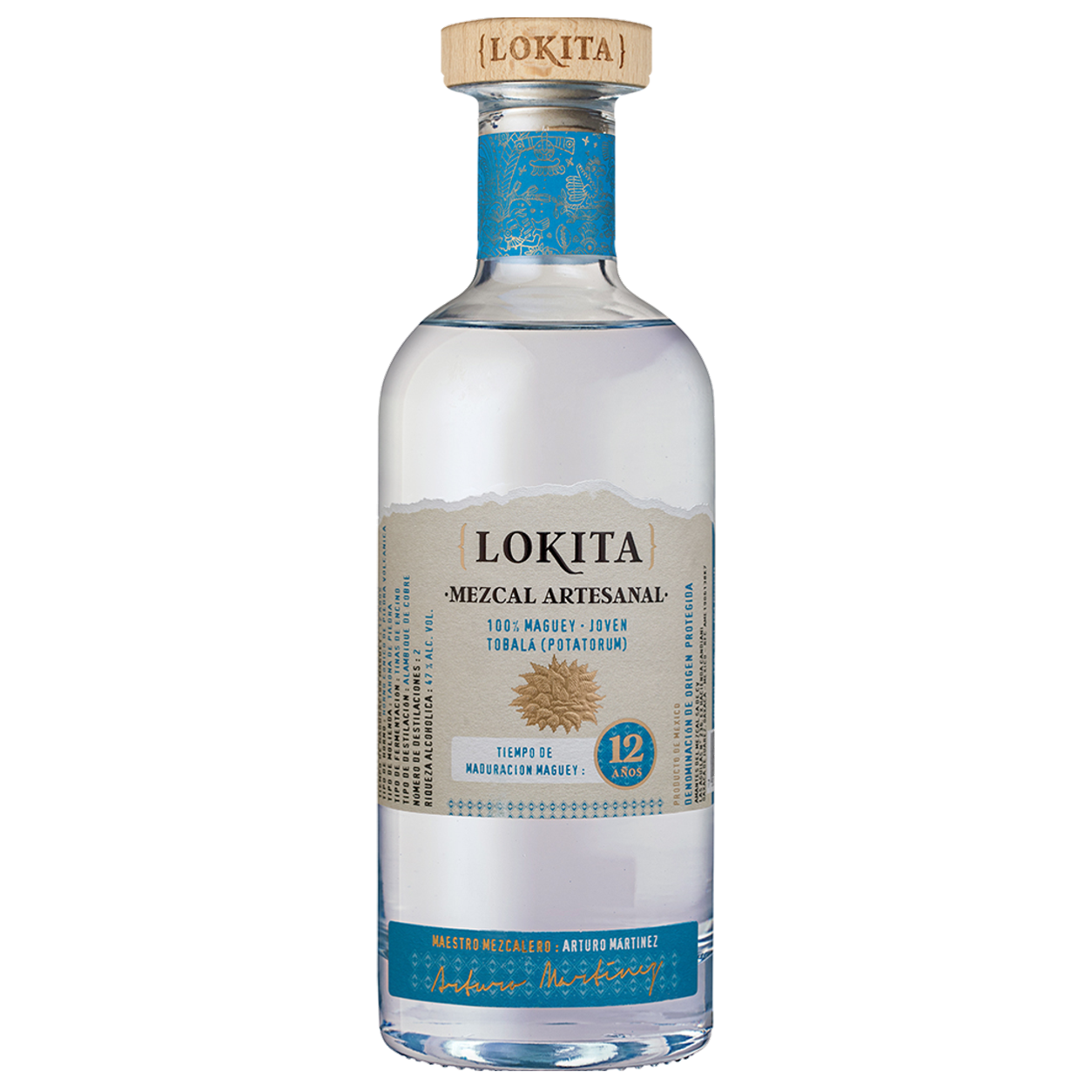 Lokita mezcal agave tobala 12 años 70cl — sin fondo Lokita mezcal agave tobala 12 años 70cl