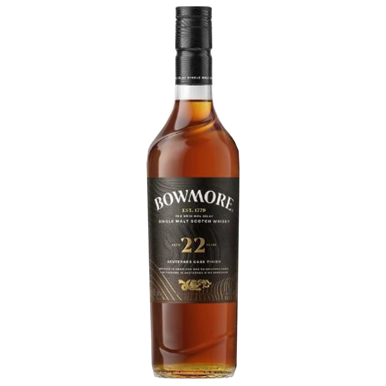 Bowmore 22y islay single malt — sin fondo Bowmore 22y islay single malt