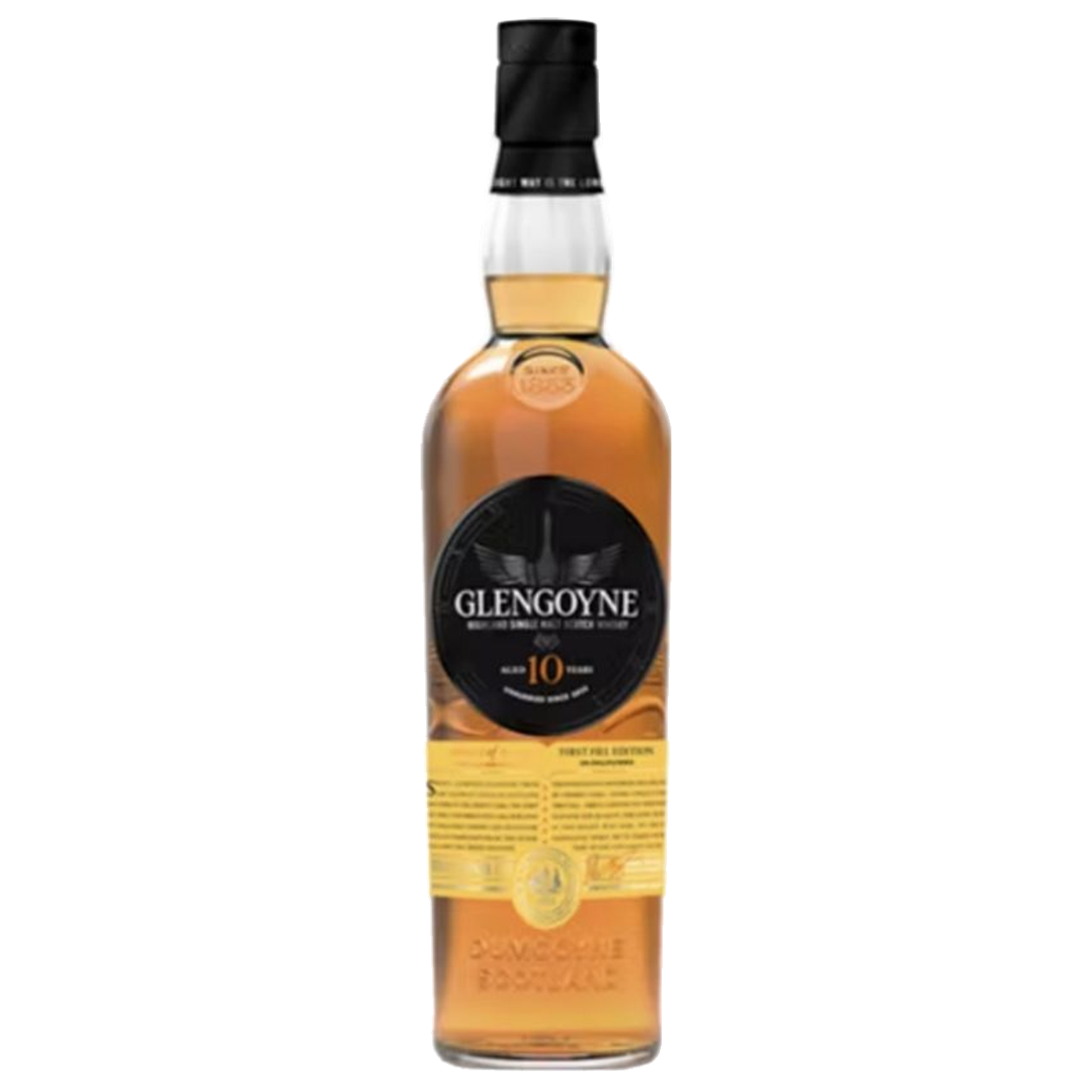 Glengoyne 10 años first fill edition litro — sin fondo Glengoyne 10 años first fill edition litro