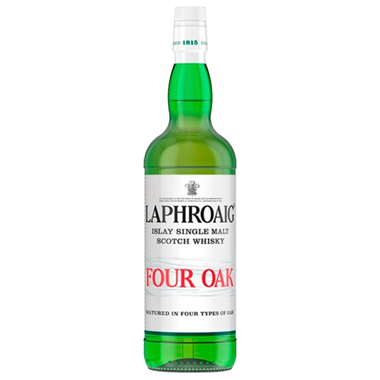Laphroaig four oak 1 litro — sin fondo Laphroaig four oak 1 litro