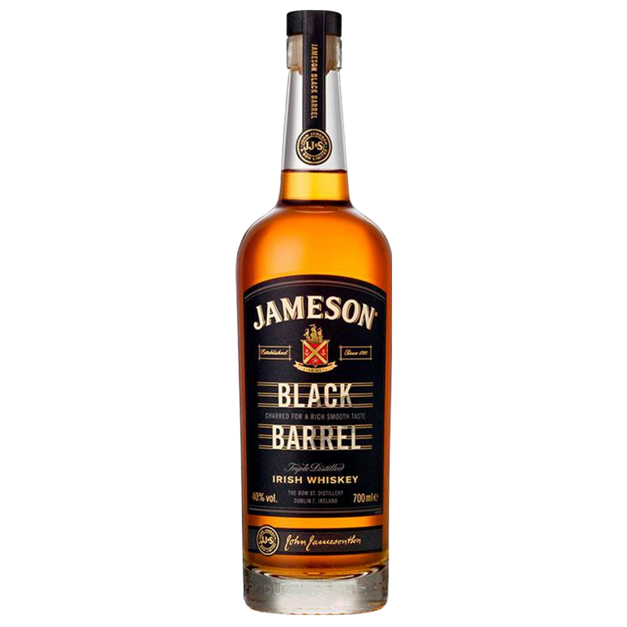 Jameson black barrel 70cl — sin fondo Jameson black barrel 70cl
