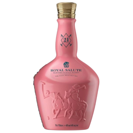 Chivas regal 21 años royal salute miami polo edition
