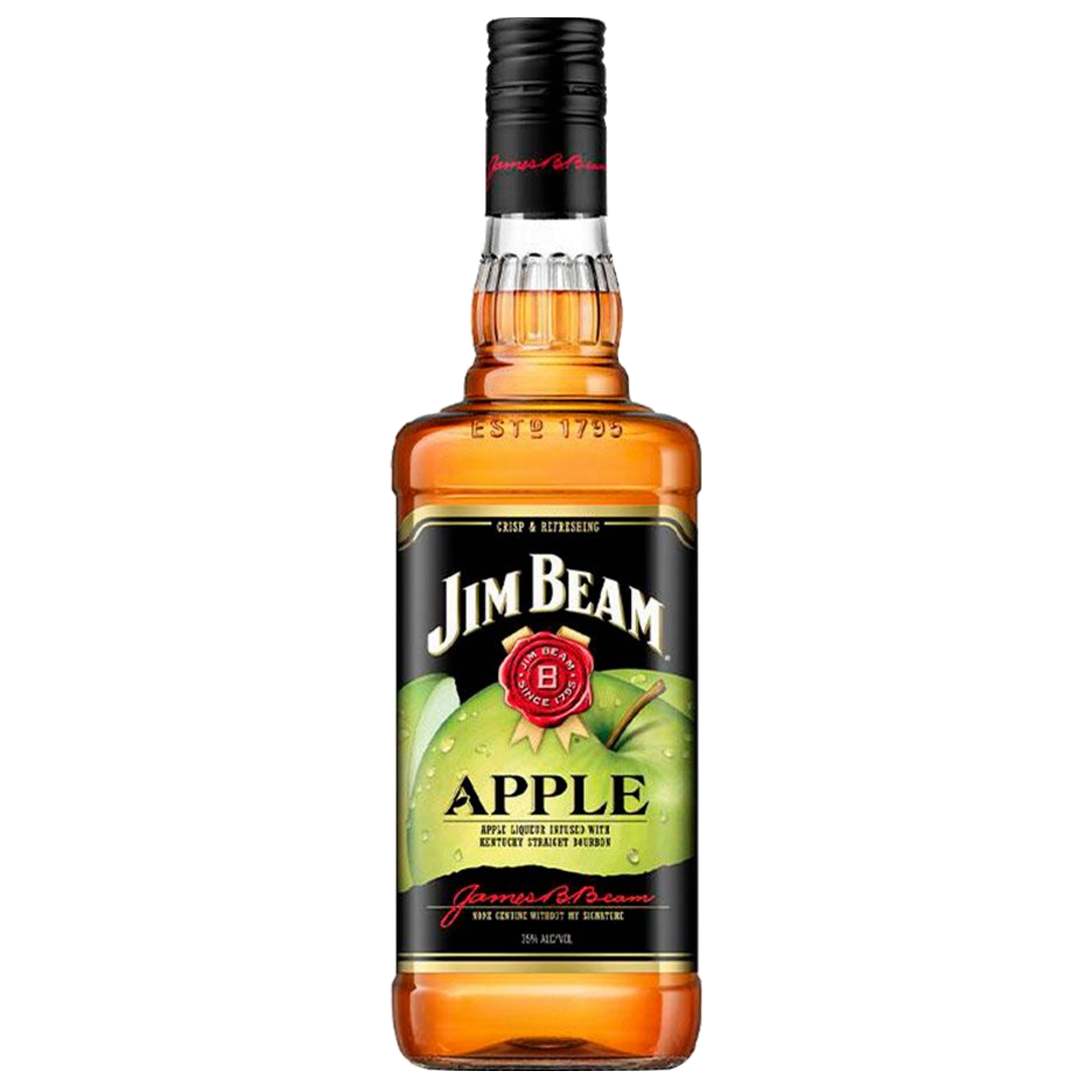 Jim beam apple 1 litro — sin fondo Jim beam apple 1 litro