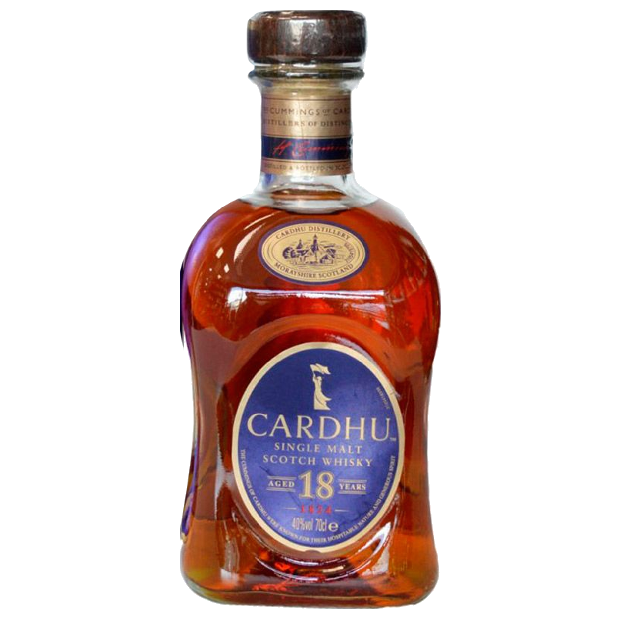Cardhu 18 años 70cl — sin fondo Cardhu 18 años 70cl