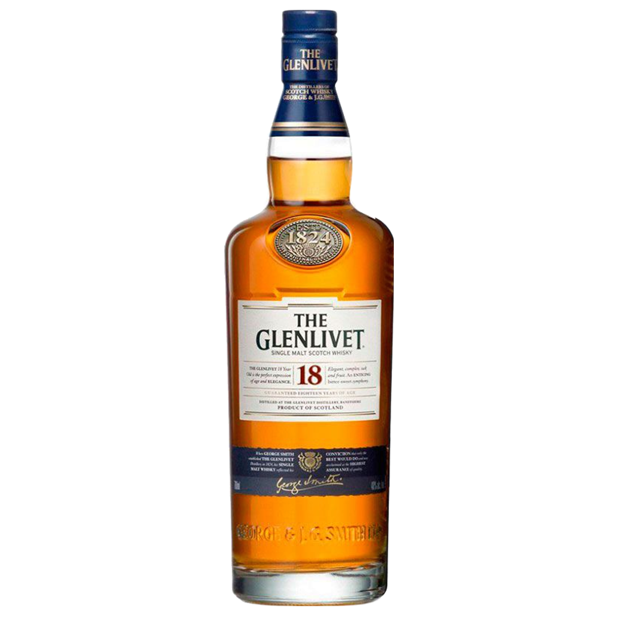 Genlivet 18 años 70cl — sin fondo Genlivet 18 años 70cl