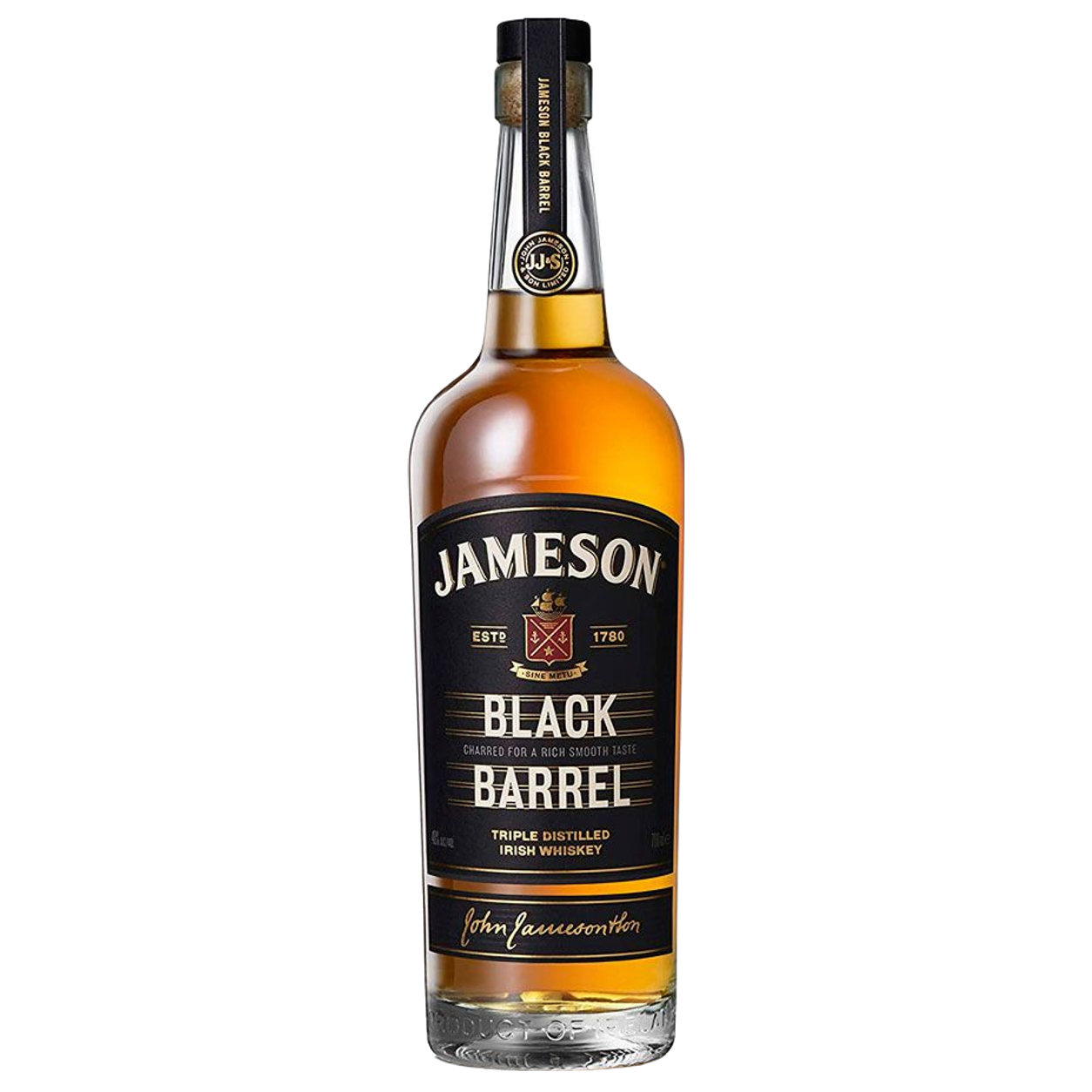 Jameson black barrel 1 litro — sin fondo Jameson black barrel 1 litro