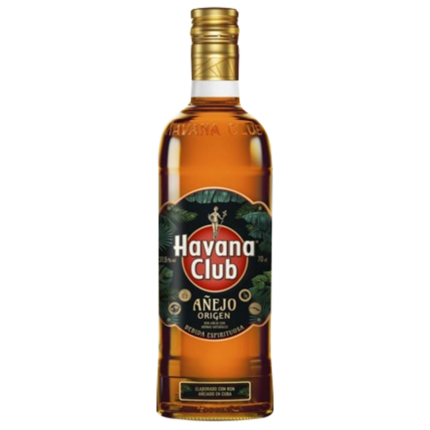 Botella de Havana Club Origen Añejo