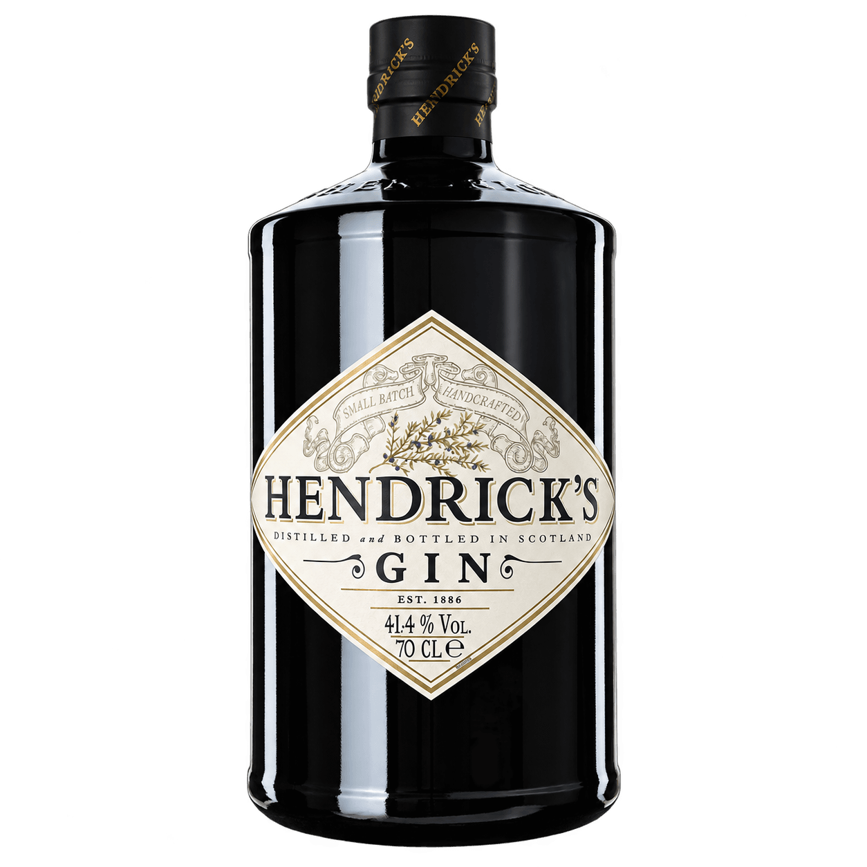 Hendrick's Original Gin 70 cl Botella de Hendrick's Original Gin 70 cl sin fondo