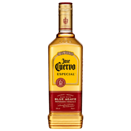 Botella de José Cuervo Especial Reposado Tequila 70 cl sin fondo