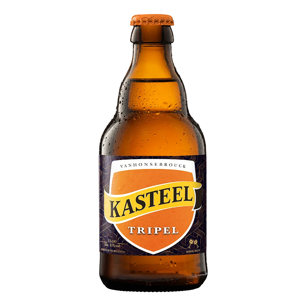 Kasteel Tripel 33 cl — sin fondo Botella Kasteel Triple 33 cl