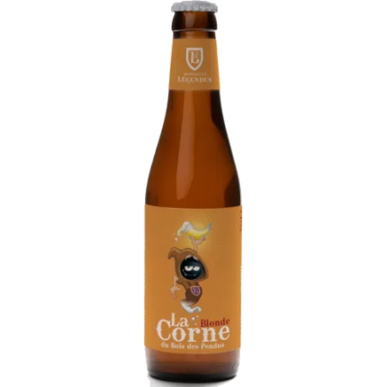 La imagen muestra la cerveza La Corne Blonde 33Cl disponible en the beer club