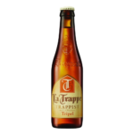 Botella de cerveza La Trappe Tripel 33 cl, cerveza trapense neerlandesa de 8 %