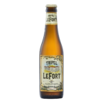 Botella de cerveza Lefort Triple 33 cl, Tripel belga de 8,8% vol.