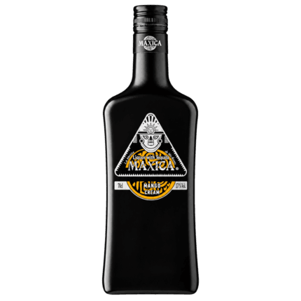 Botella de Maxica Crema de Tequila Mango 70 cl sin fondo