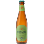 La imagen muestra la cerveza Mongozo Premium Pilsener 33Cl disponible en the beer club