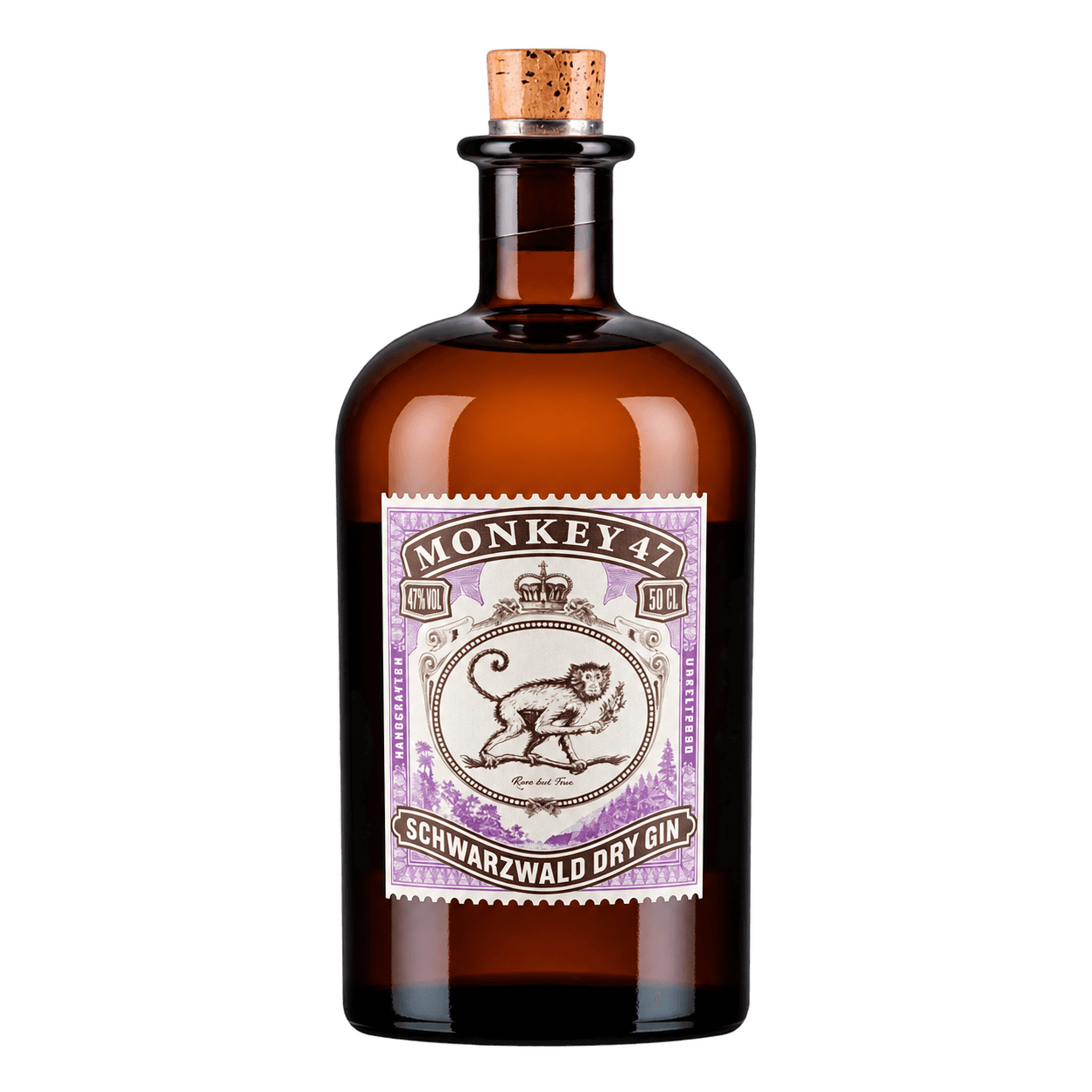 Monkey 47 Schwarzwald Dry Gin 50 cl Botella de Monkey 47 Schwarzwald Dry Gin 50 cl sin fondo