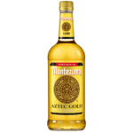 Botella de Montezuma Aztec Gold Tequila 1 l sin fondo