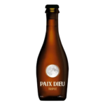 Botella de cerveza Paix Dieu Triple 33 cl, Tripel belga de 10% vol.