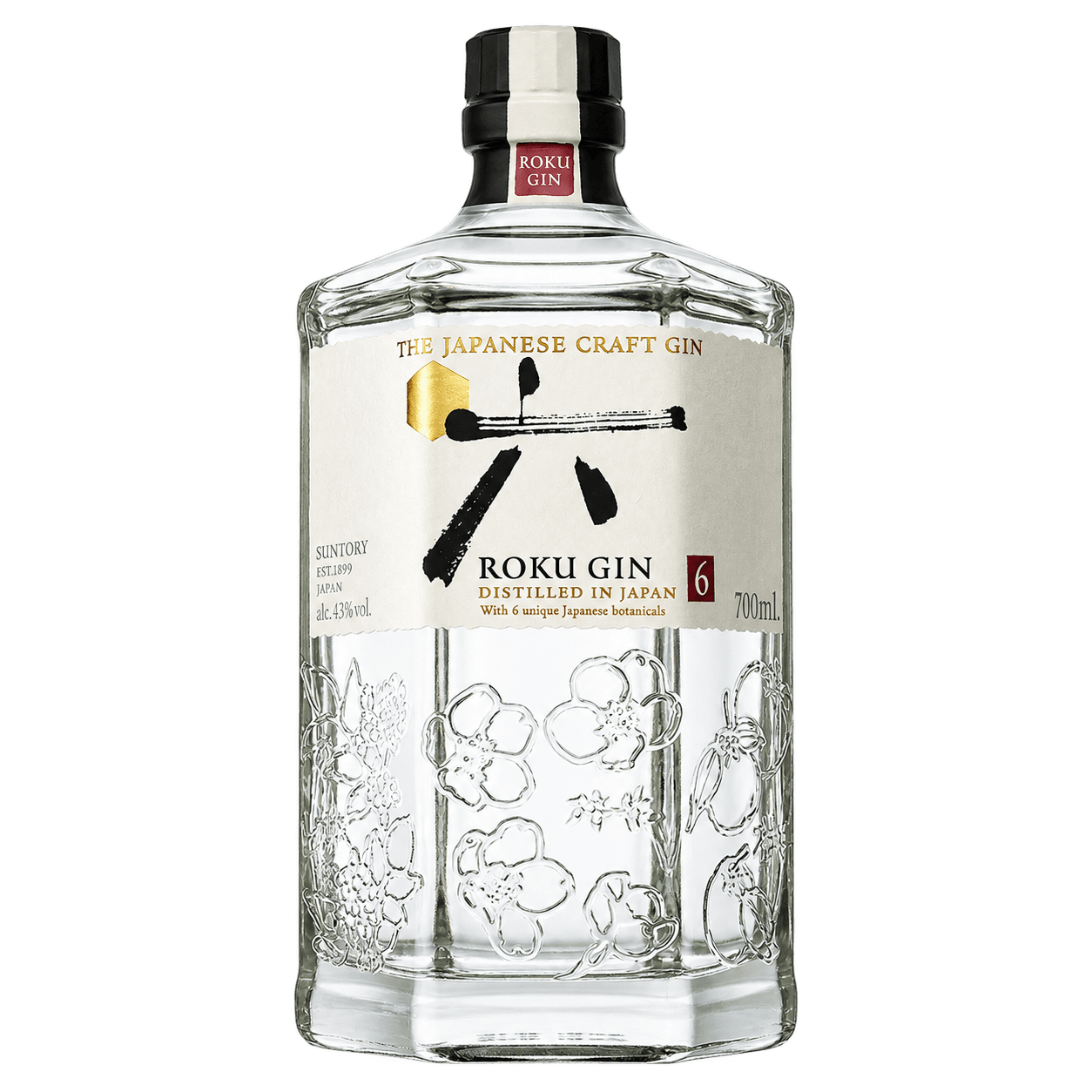 roku-gin-suntory-70cl-sin-fondo Botella de Roku Gin Suntory 70 cl sin fondo