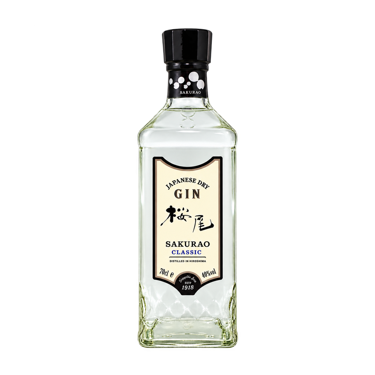 Sakurao classic gin — sin fondo Sakurao classic gin