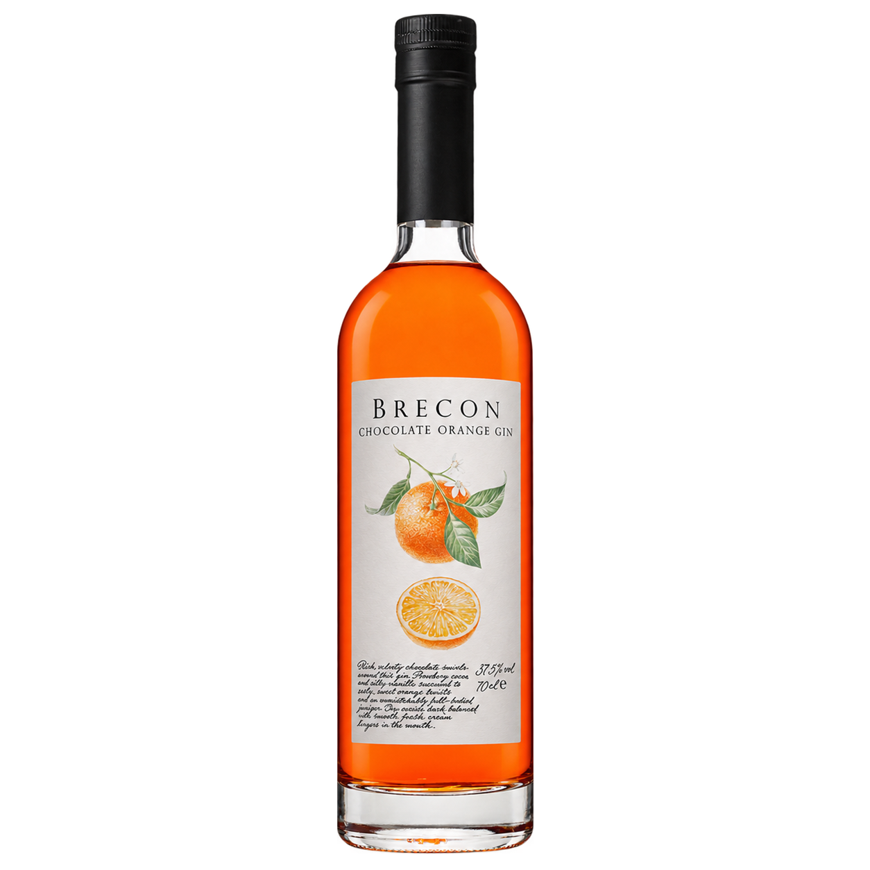 Brecon orange & chocolate gin 70cl — sin fondo Brecon orange & chocolate gin 70cl