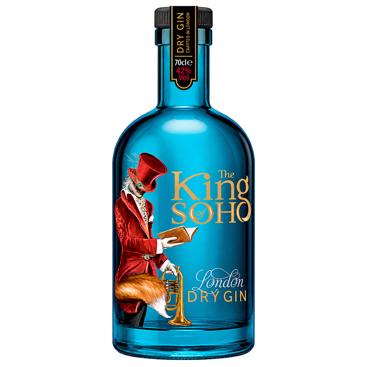 The king of soho london dry gin 70cl — sin fondo The king of soho london dry gin 70cl