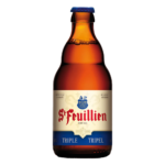 Botella de cerveza Saint Feuillien Triple 33 cl, Tripel de abadía 8,5% vol.