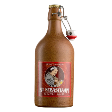 Botella de cerveza Saint Sebastiaan Dark 50 cl