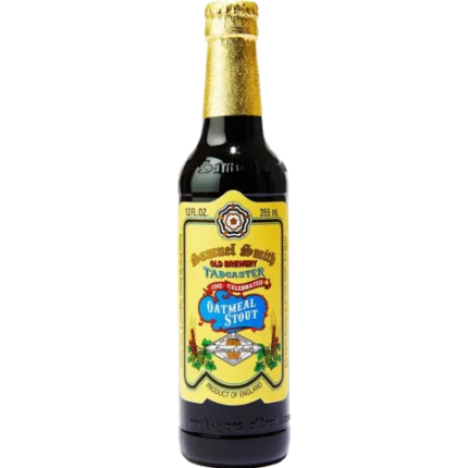 La imagen muestra la cerveza Samuel Smith Oatmeal Stout disponible en the beer club