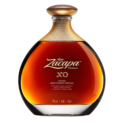 Botella de Zacapa XO Ron 70 cl, 40 %, sin fondo